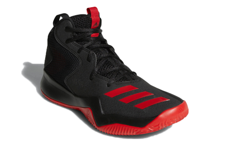 Мужские кроссовки adidas Crazy Team II (черно-красные) — фото 3