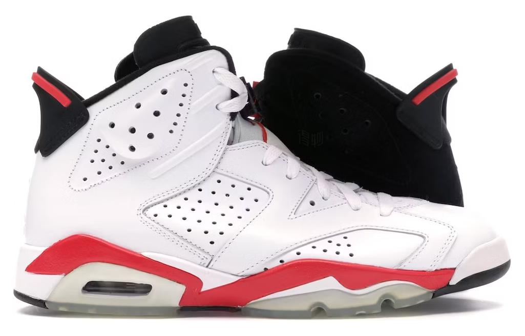 Мужские кроссовки Jordan Air Jordan 6 Infrared Pack (черно-белые) — 多/彩色/多/彩色 — фото 3