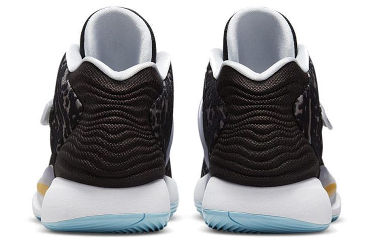 Мужские кроссовки Nike KD 14 (черно-бело-синие) — Чёрный / белый / синий — фото 5