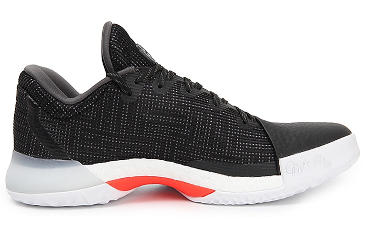 Мужские кроссовки adidas Harden Vol.1 (черный / белый) — Чёрный / белый — фото 2