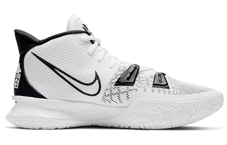 Кроссовки Nike Kyrie 7 EP "Hip-Hop" (белый / черный / зеленый) — Белый / чёрный / зелёный — фото 2