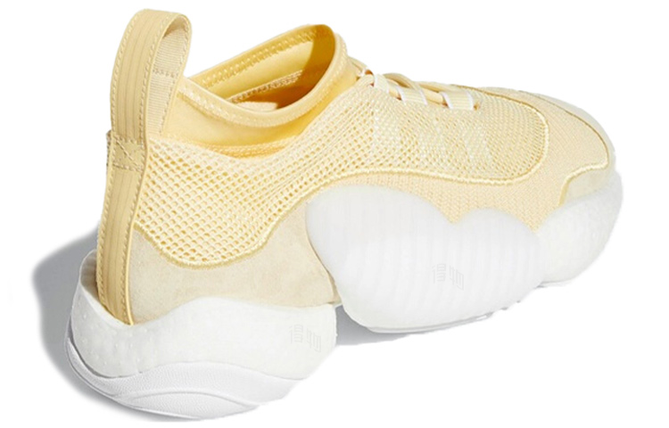 Кроссовки adidas Crazy BYW 2.0 (бело-желтые) — Белый / жёлтый — фото 4