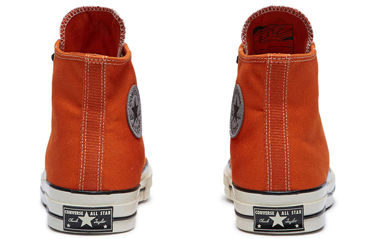 Кеды Converse 1970s Chuck High Top (оранжево-белые) — фото 5
