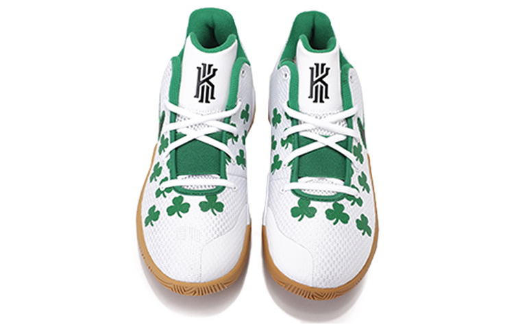 Мужские кроссовки Nike Flytrap 2 Celtics (бело-зеленые) — фото 4