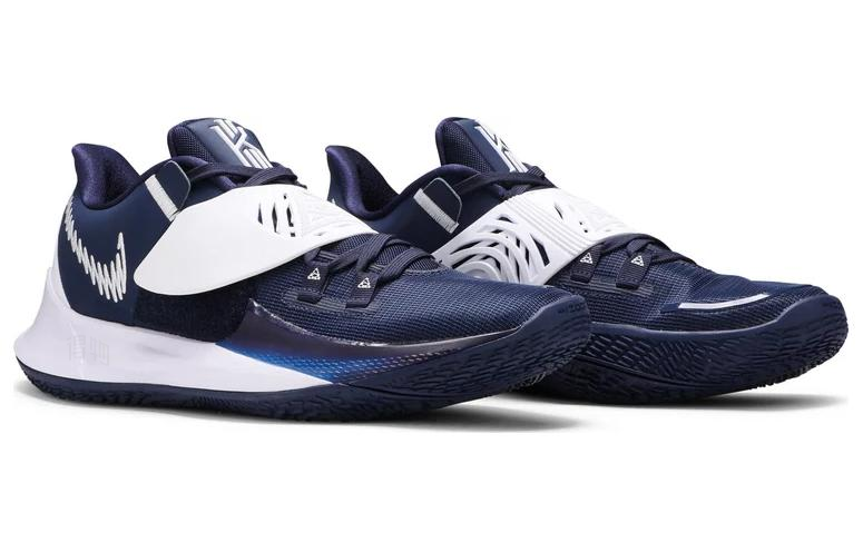 Мужские кроссовки Nike Kyrie Low 3 (темно-синие) — 午夜蓝/白 — фото 3
