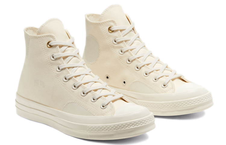 Высокие кеды Converse Chuck 70 1970s Hi Clean 'n Preme (бежевые) — Бежевый — фото 3