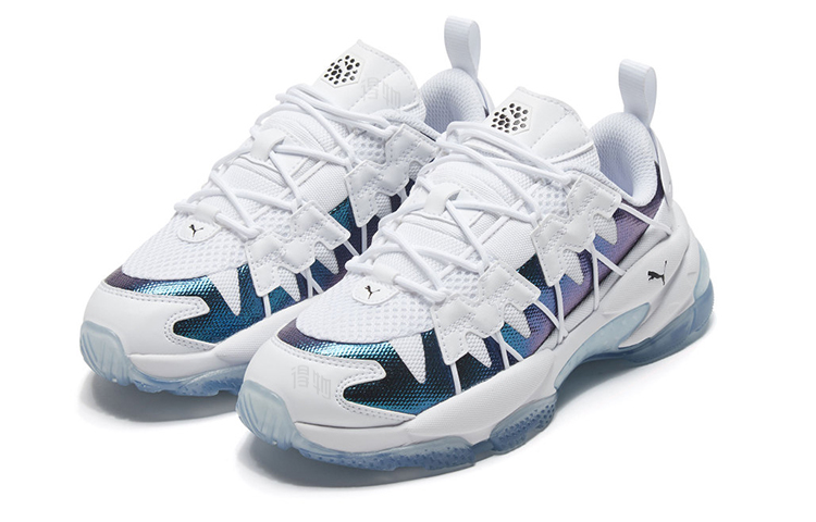 Кроссовки PUMA LQDCELL Omega Iridescent (белые) — фото 3