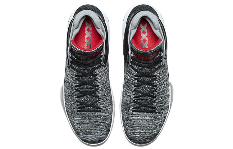 Мужские кроссовки Jordan Air Jordan 32 Black Cement (черные) — фото 4