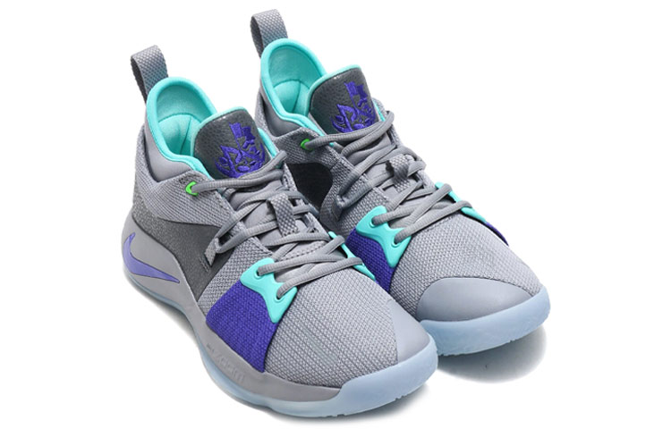Мужские кроссовки Nike PG 2 (серые) — фото 3