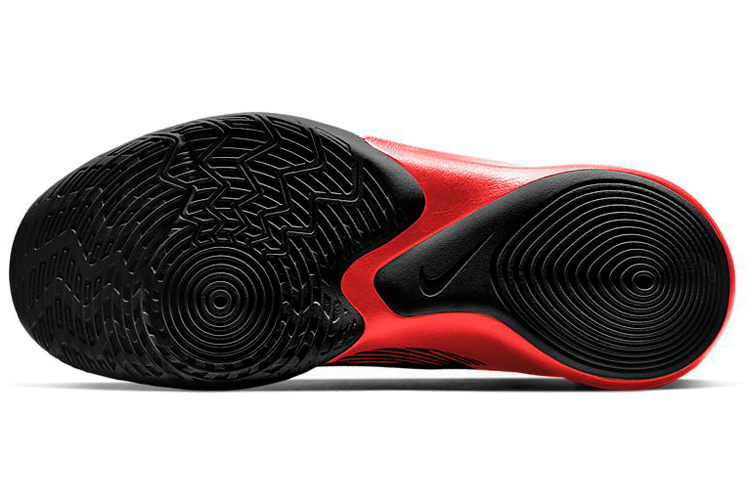 Кроссовки Nike Precision 4 (черно-красные) — Чёрный / красный — фото 3