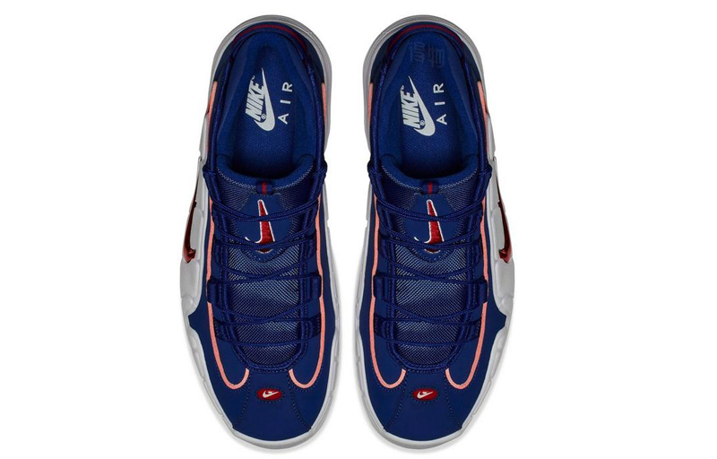 Кроссовки Nike Air Max Penny USA (сине-белые) — фото 3