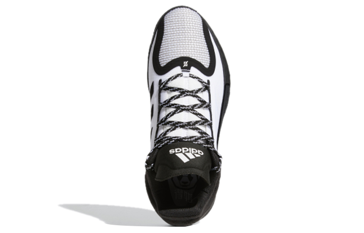 Мужские кроссовки adidas D rose 11 (белый / черный) — Белый / чёрный — фото 5