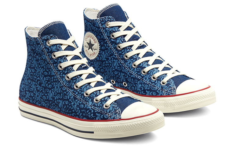 Кеды Converse Chuck Taylor All Star (сине-белые) — Синий / белый — фото 3