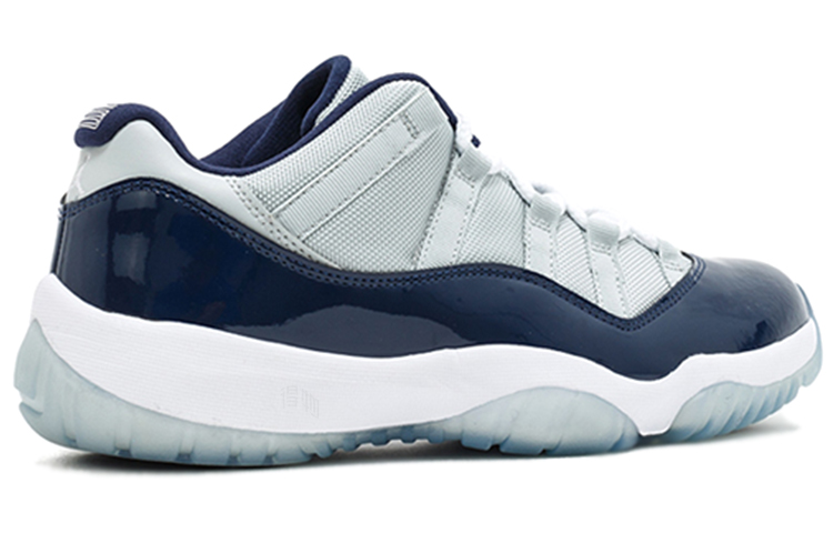 Унисекс кроссовки Jordan Air Jordan 11 retro low georgetown (бело-синие) — фото 3