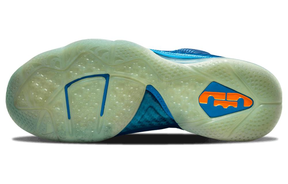 Мужские кроссовки Nike Lebron 9 China (синие) — фото 4
