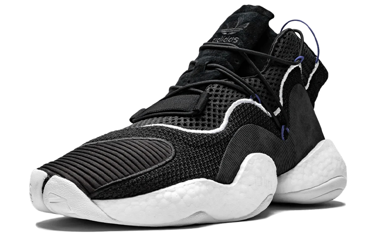 Кроссовки adidas originals Crazy BYW 1.0 (черно-белые) — Чёрный / белый — фото 2