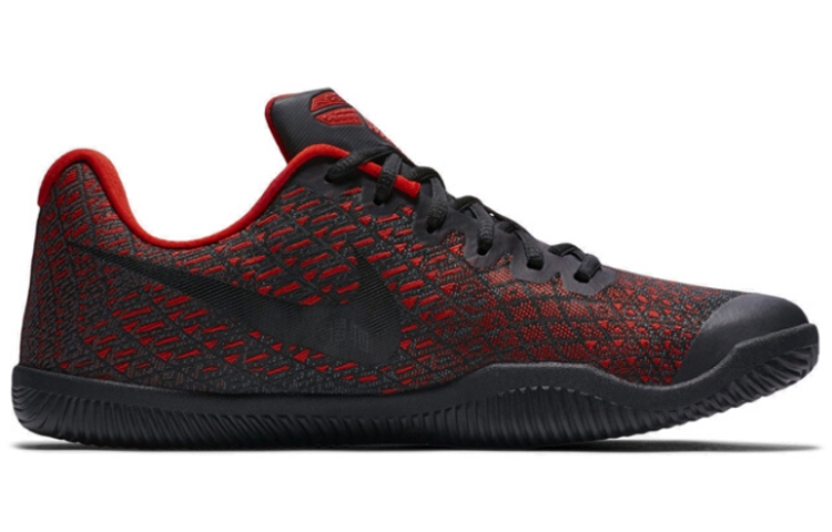 Мужские кроссовки Nike Mamba Instinct ep 'university red' (черно-красные) — Чёрныйкрасный — фото 2