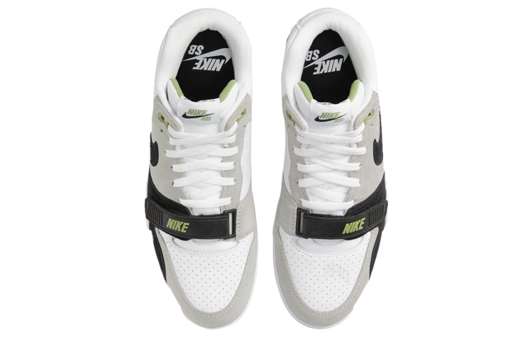 Мужские кроссовки Nike Air Trainer 1 Chlorophyll (серый / белый / черный) — Серый / белый / чёрный — фото 3