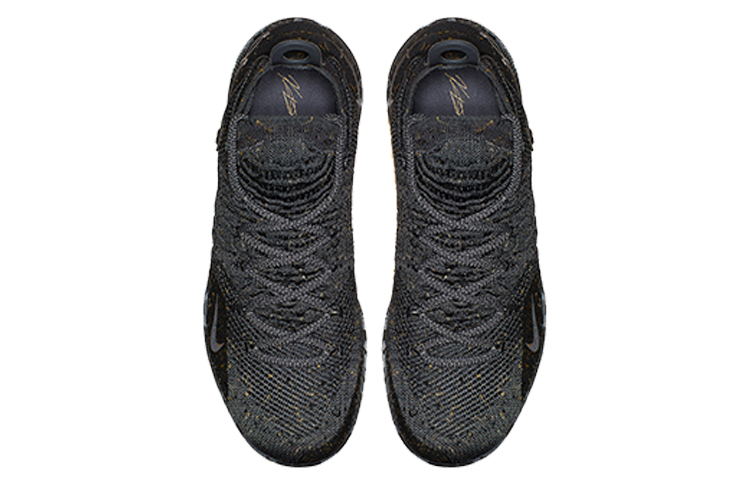 Мужские кроссовки Nike KD 11 Multi-Color Metallic "Gold" (черныйсерый) — Чёрныйсерый — фото 3