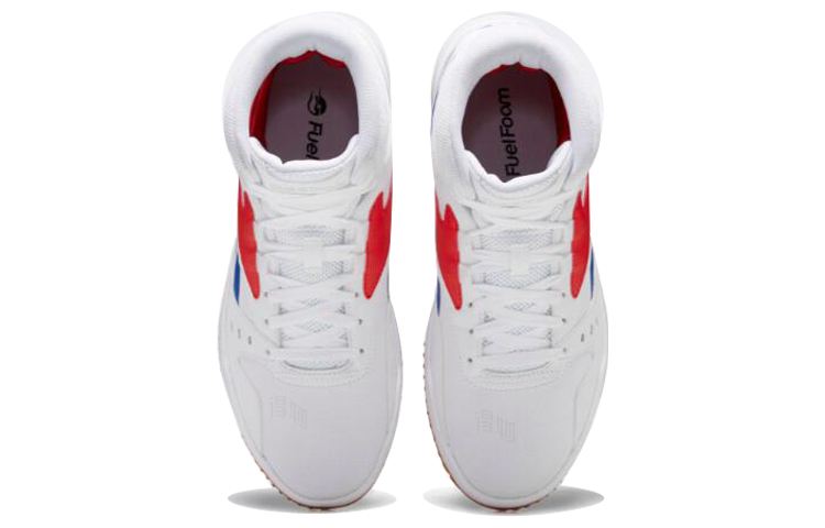 Кроссовки Reebok BB OS Mid PU (белый) — фото 5