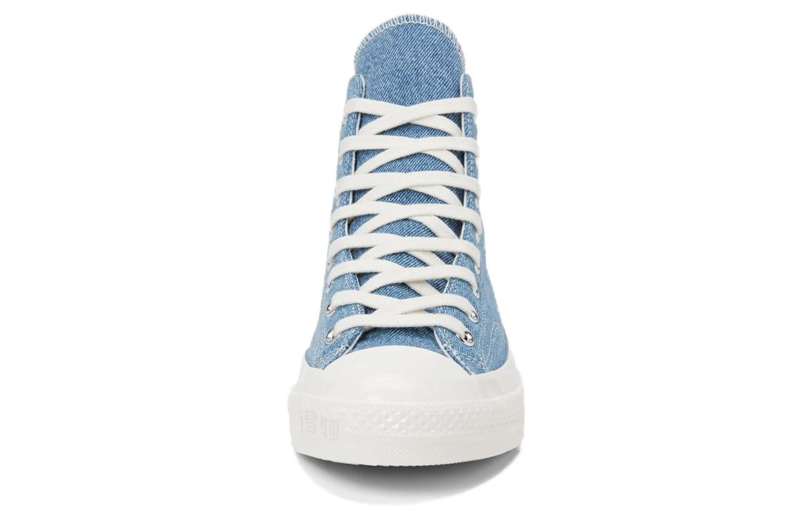 Кеды Converse Chuck 70 Renew Denim (светло-сине-белые) — Светло-синий / белый — фото 4