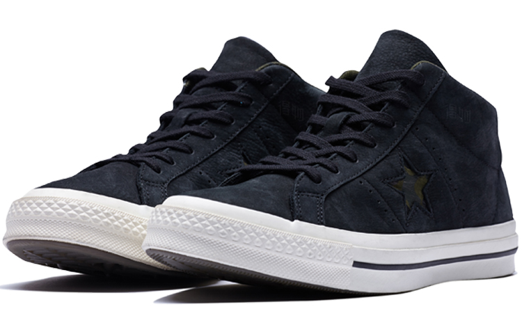 Кеды Converse One Star Utility Camo (черно-белые) — фото 3