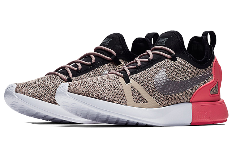 Женские кроссовки Nike Duel Racer (серебряно-коричнево-красные) — фото 3