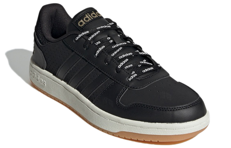 Кеды adidas Hoops 2.0 (черные) — Чёрный — фото 2