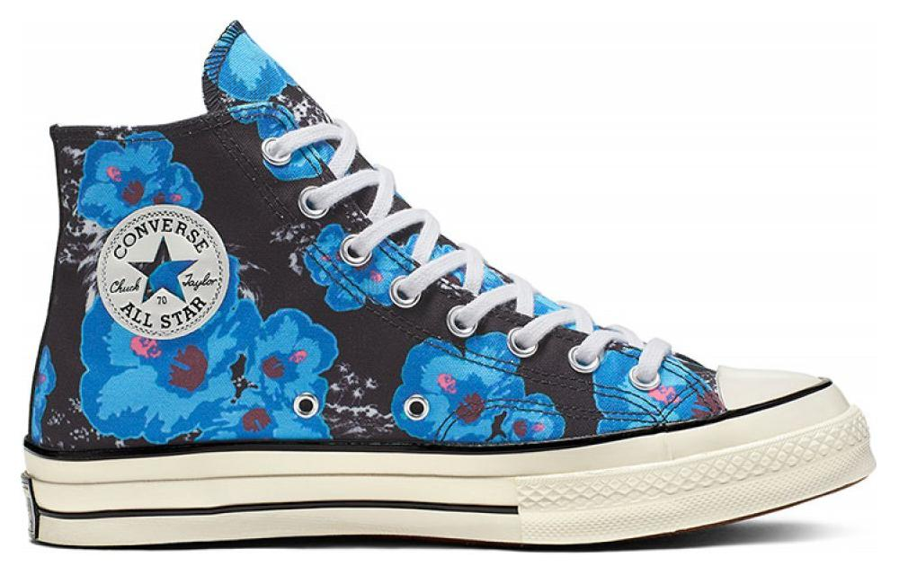 Кеды Converse 1970s Paradise Floral High Top (голубые) — 天空蓝 — фото 2