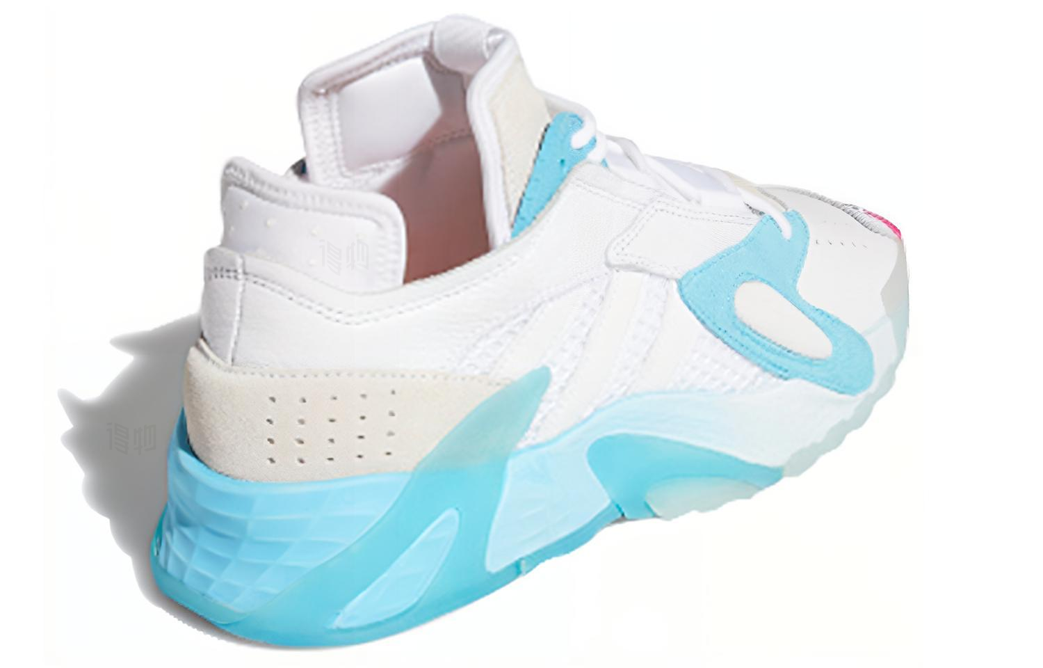 Унисекс кроссовки adidas originals Streetball (серо-голубые) — фото 3