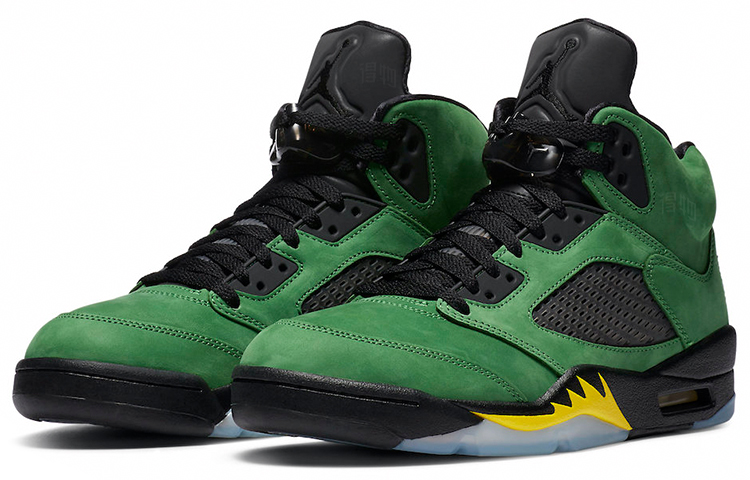 Кроссовки Jordan Jordan Air Jordan 5 se apple green (черно-зеленые) — фото 3