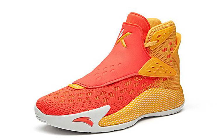 Мужские кроссовки Anta KT5 Winter Klay Thompson "On Fire" (красный) — фото 4