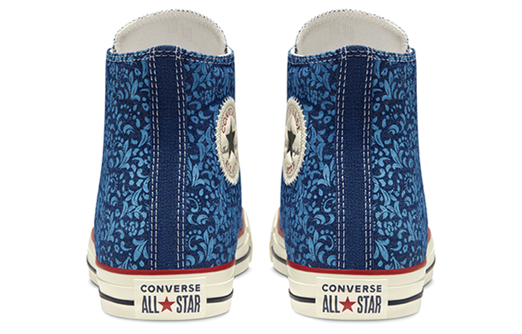 Кеды Converse Chuck Taylor All Star (сине-белые) — Синий / белый — фото 5