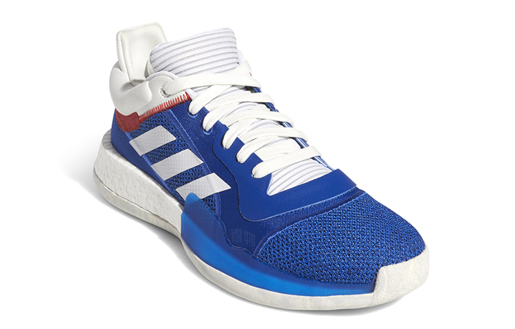 Мужские кроссовки adidas Marquee Boost Low (синие) — фото 3