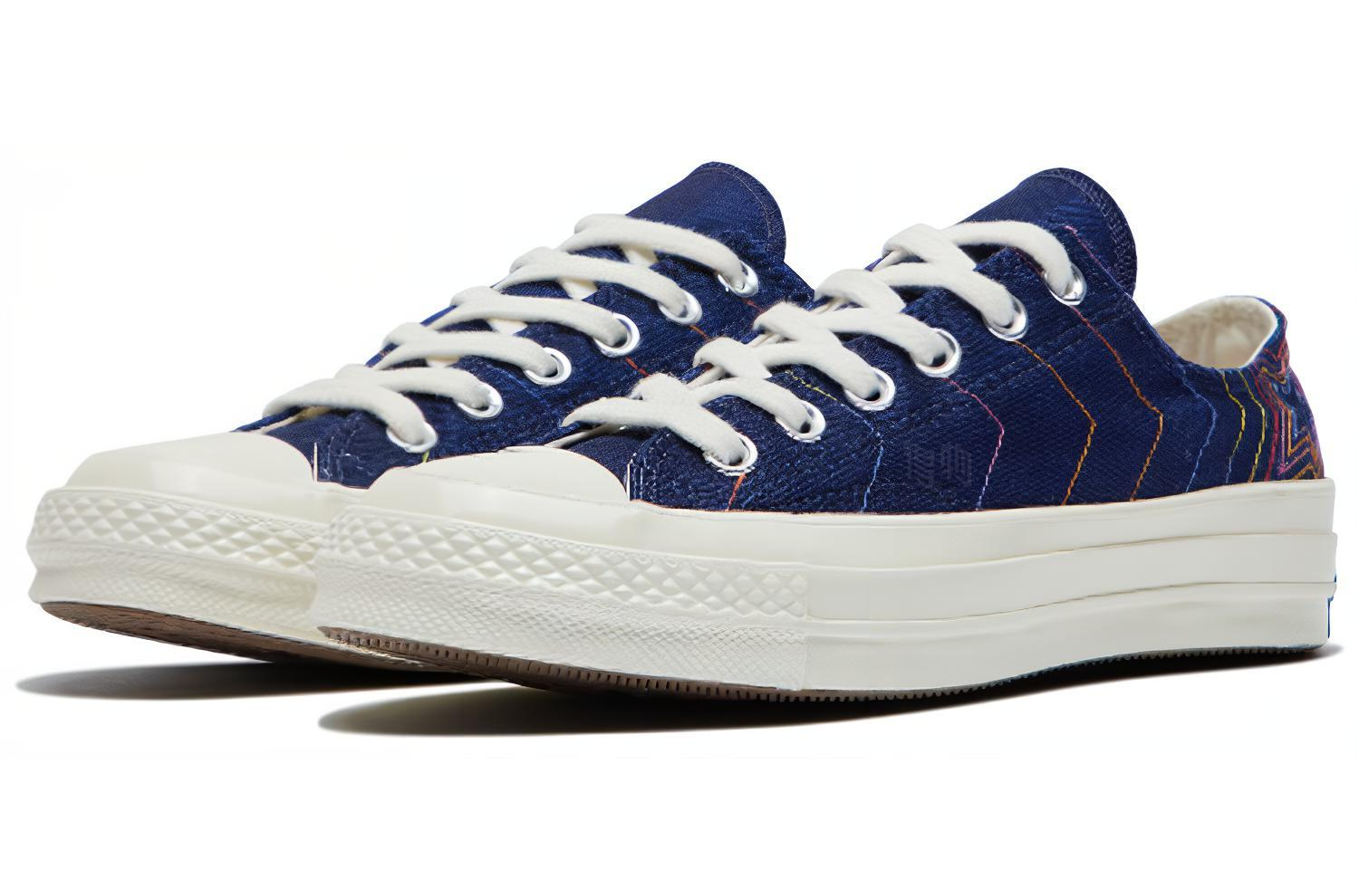 Женские кеды Converse Chuck 70 OX (темно-синий) — Тёмно-синий — фото 3
