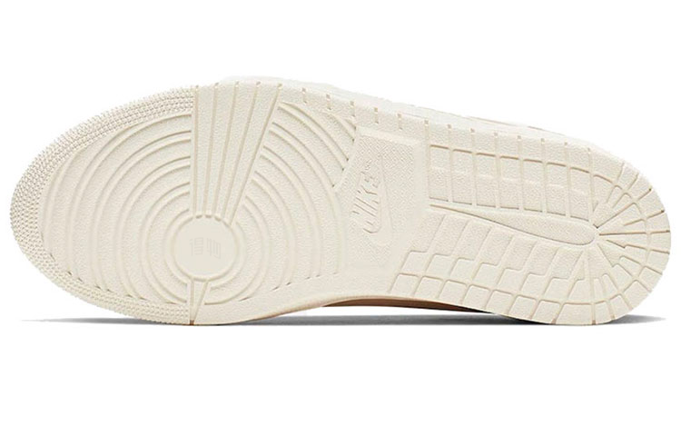 Женские кеды Jordan Air Jordan 1 low slip (светло-желтые) — 淡黄色 — фото 4
