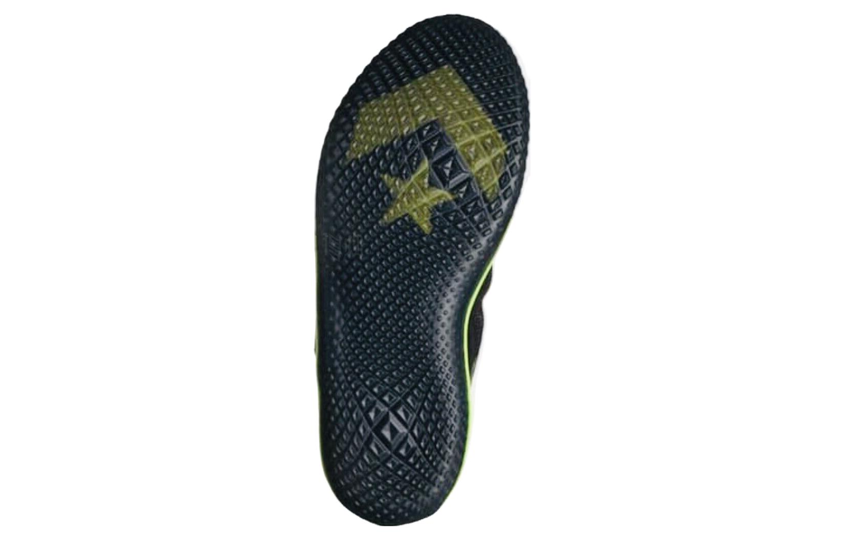 Кеды Converse All Star BB HyperBrights (черно-зеленые) — Чёрный / зелёный — фото 5