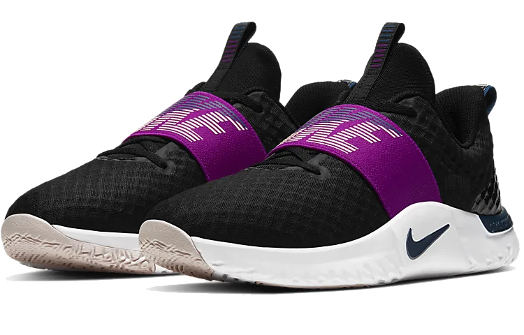 Женские кроссовки Nike Renew In-Season TR 9 (черно-фиолетовые) — фото 3