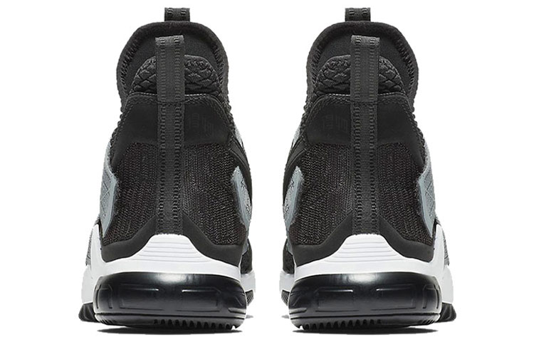 Мужские кроссовки Nike zoom soldier 12 (черно-серый) — фото 4