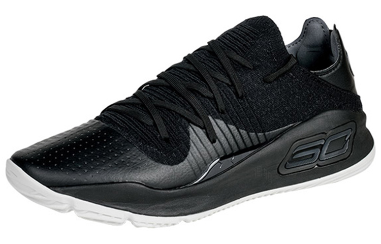 Мужские кроссовки Under Armour Curry 4 Low (черные) — фото 3
