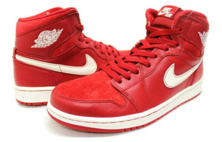 Мужские кроссовки Jordan Air Jordan 1 Retro Gym Red (красные) — фото 2