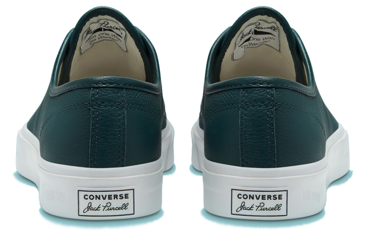 Кеды Converse Jack Purcell (зеленый) — Зелёный / белый — фото 5