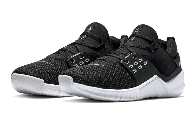 Мужские кроссовки Nike Metcon 2 (черно-белые) — Чёрный / белый — фото 3