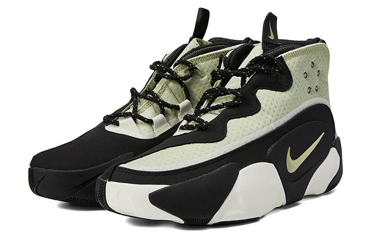 Мужские кроссовки Nike React Frenzy SE (черно-зеленые) — Чёрный / зелёный — фото 3