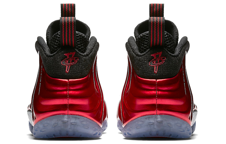 Мужские кроссовки Nike Foamposite One Metallic Red (красные) — фото 3