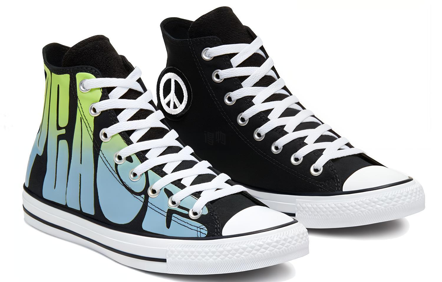 Кеды Converse Empowered Chuck Taylor All Star (черный / зеленый / белый) — Чёрный / зелёный / белый — фото 3