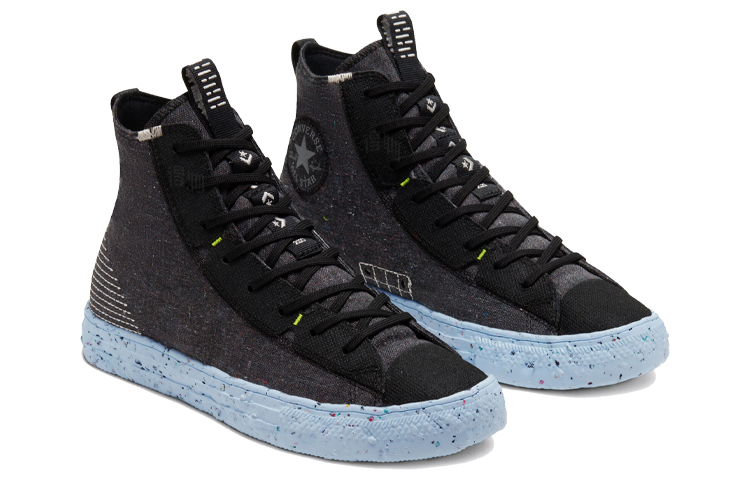 Кеды Converse Chuck Taylor All Star Chuck Crater Space Hippie (черные) — Чёрный — фото 3