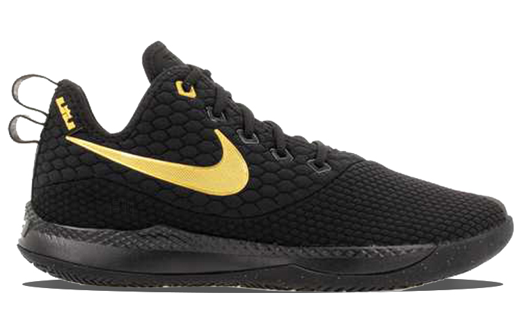 Мужские кроссовки Nike Witness 3 (черно-золотые) — Чёрныйзолотой — фото 3