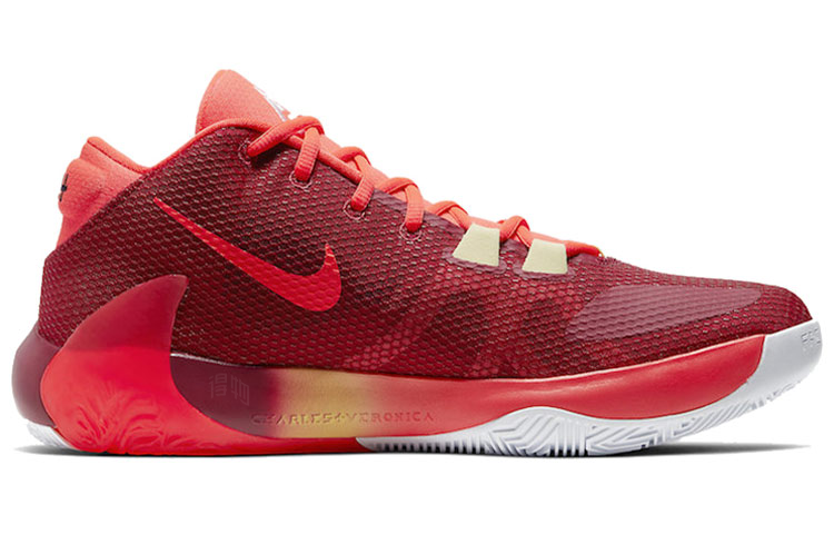 Мужские кроссовки Nike Zoom Freak 1 (красный) — фото 2