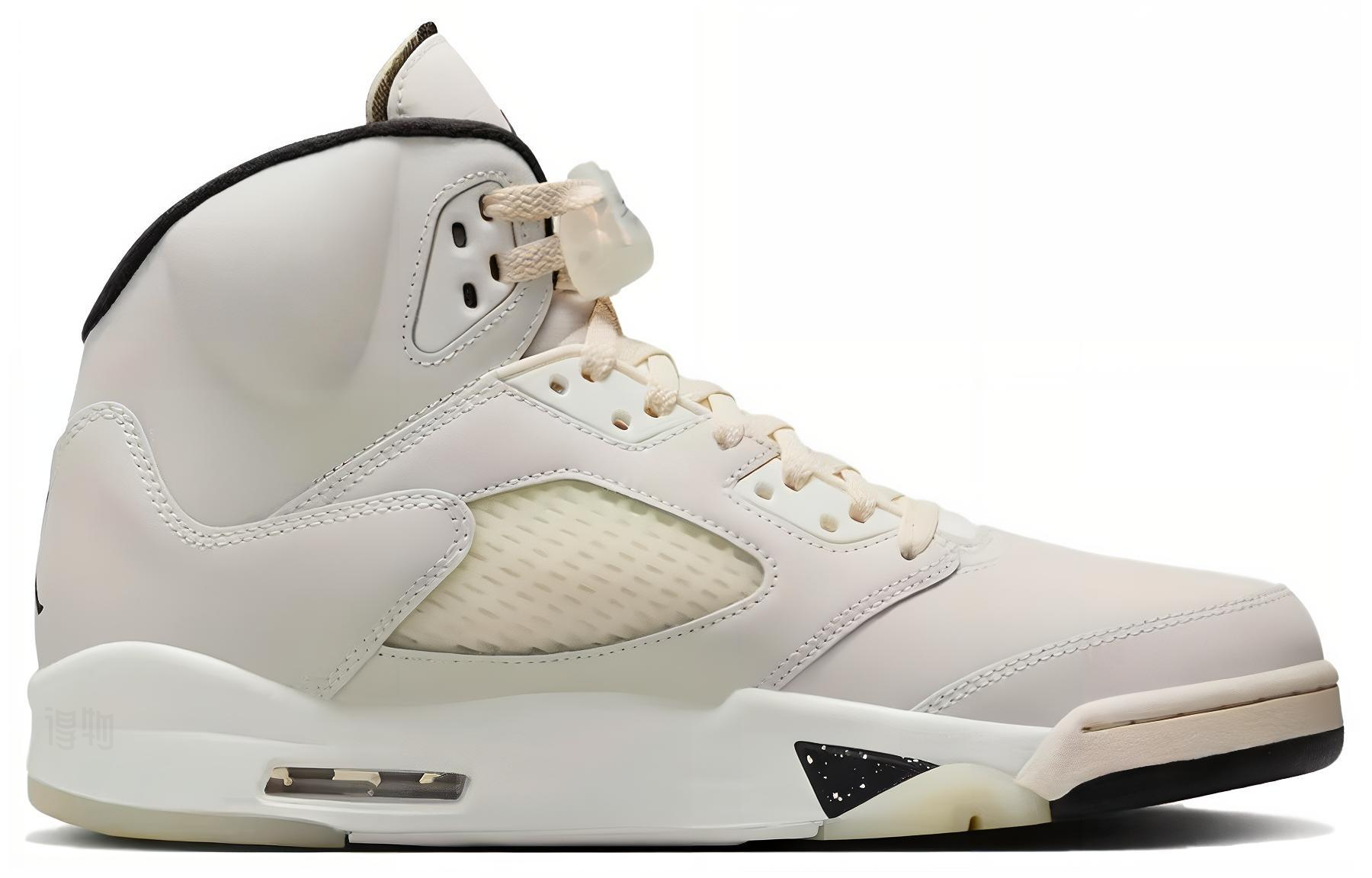 Мужские кроссовки Jordan Air Jordan 5 Retro SE "Sail" (бежевые) — фото 2